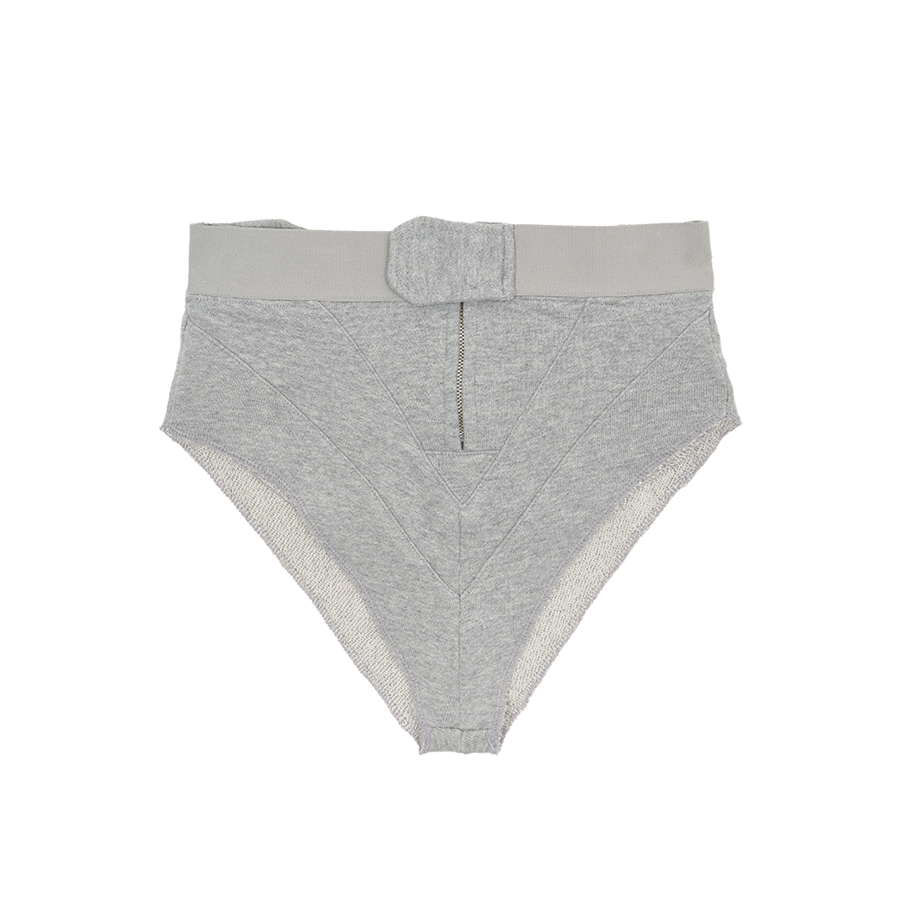 【604SERVICE】BIKER BANDING SWEAT PANTY IN MELANGE GREY Biker Banding Sweat Panty in Melange Grey – L'Oeuvre