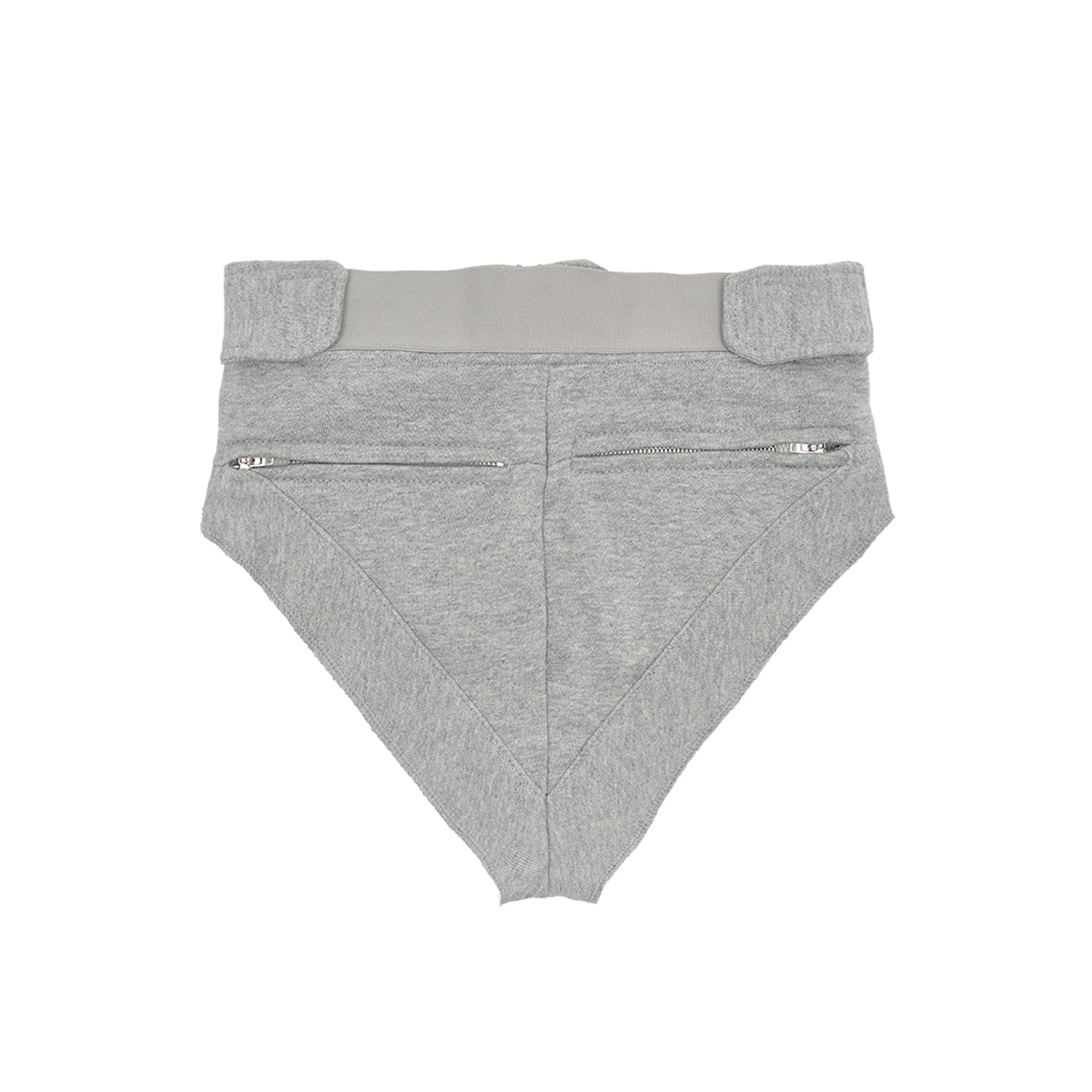 Biker Banding Sweat Panty in Melange Grey – L'Oeuvre