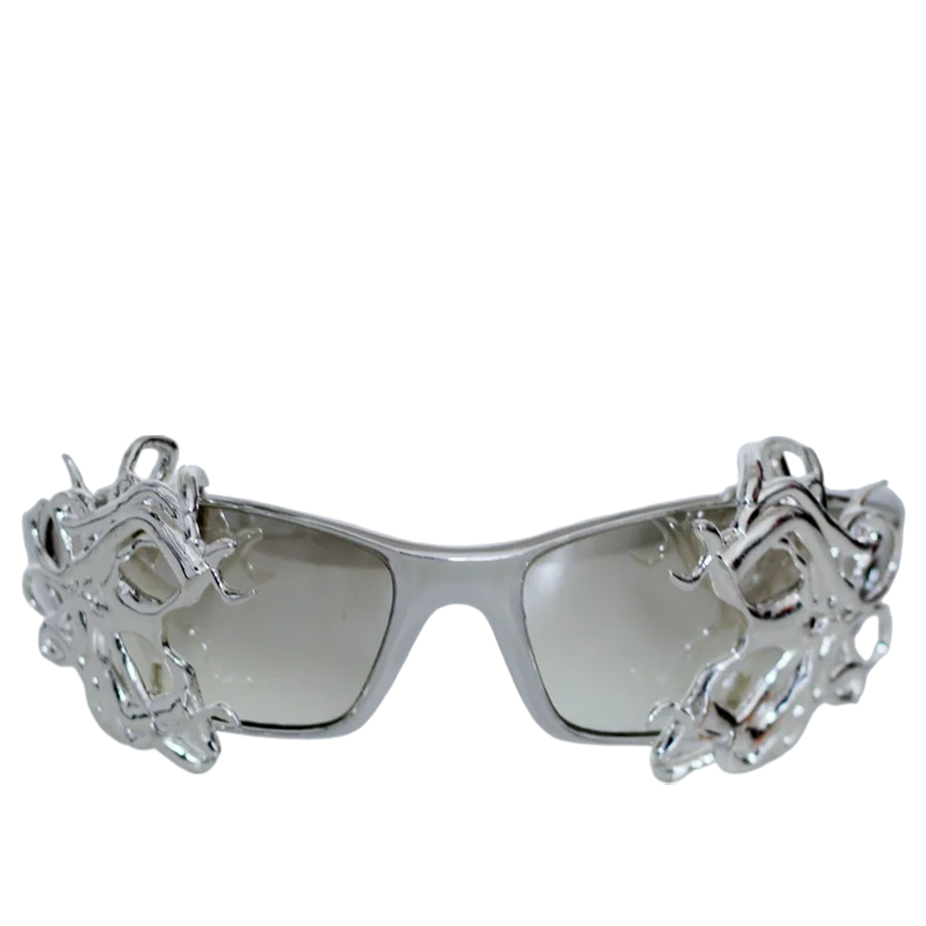 Emblem Sunglasses Silver – L