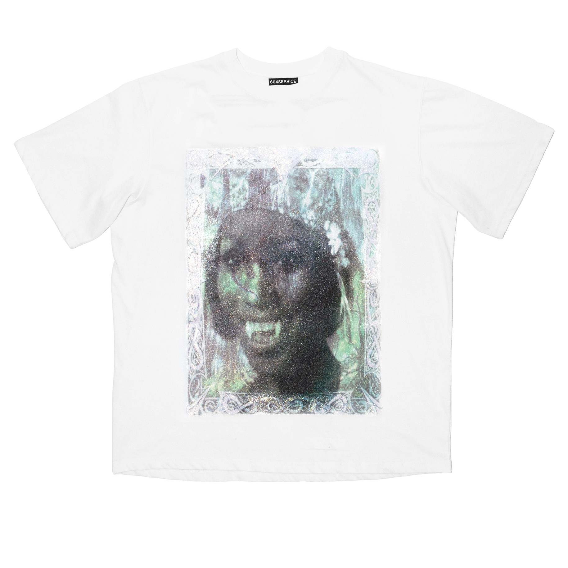 Glitter Vampire Oversized Tee in White – L'Oeuvre