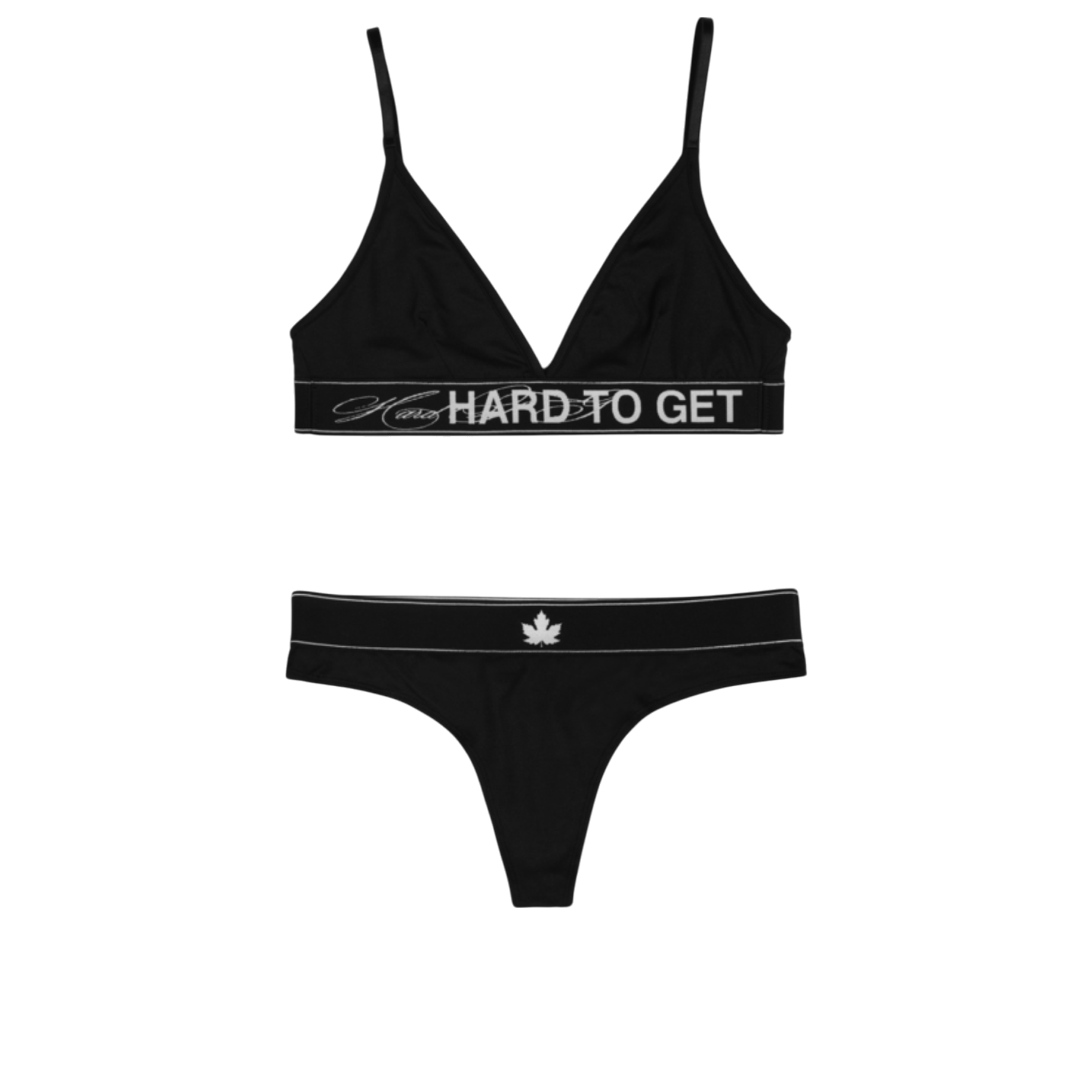 【604SERVICE】 HARD TO GER CLASSIC THONG IN BLACK Hard to Get Classic Thong in Black – L'Oeuvre