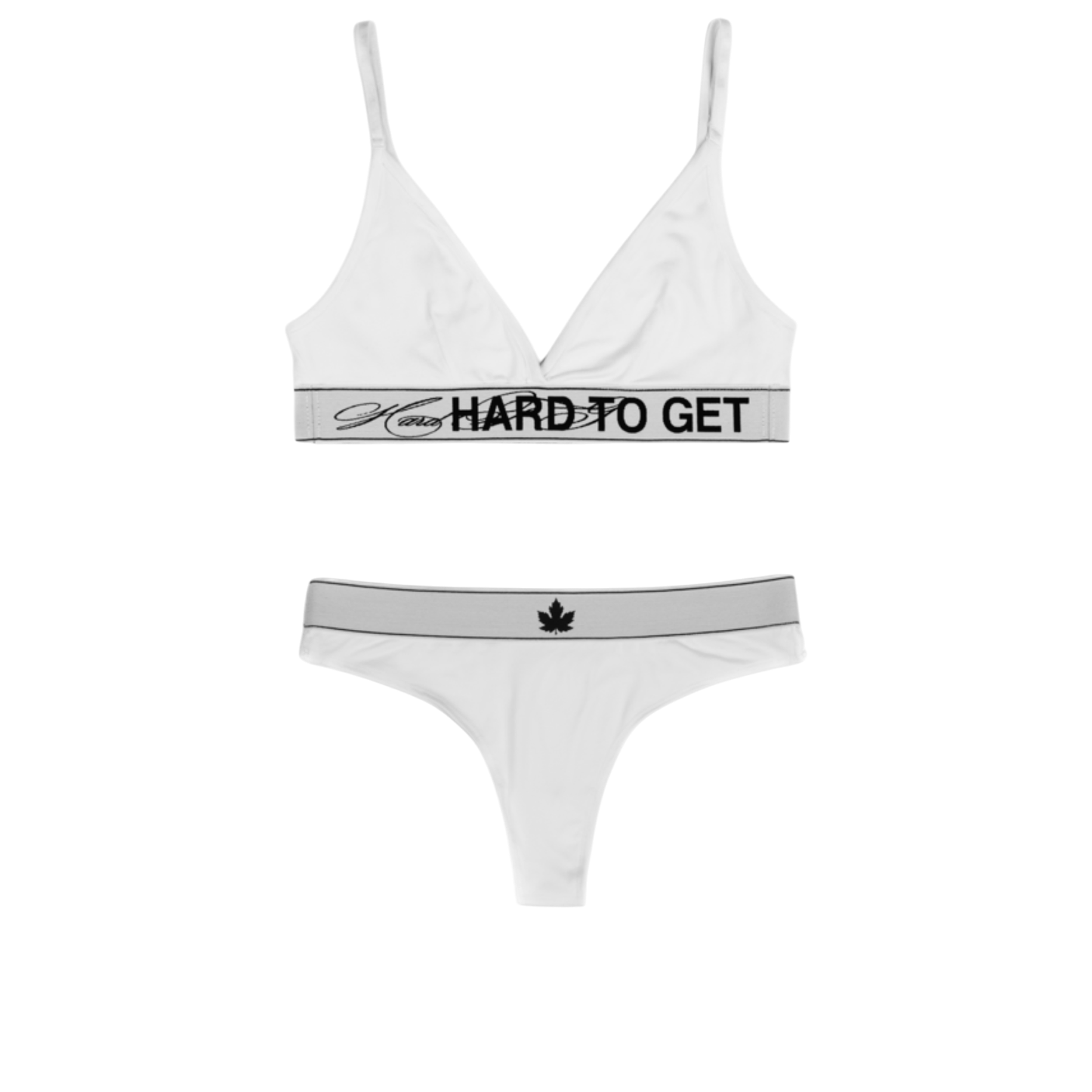 Hard to Get Classic Thong in White – L'Oeuvre