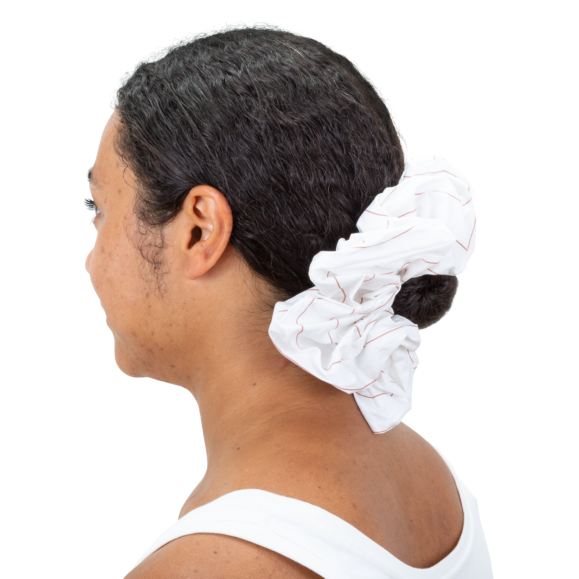Maryam Nassir Zadeh CAMELLIA Scrunchie NWT ZEPHIR CamelliaScrunchie_BlushMadras_  main image 3