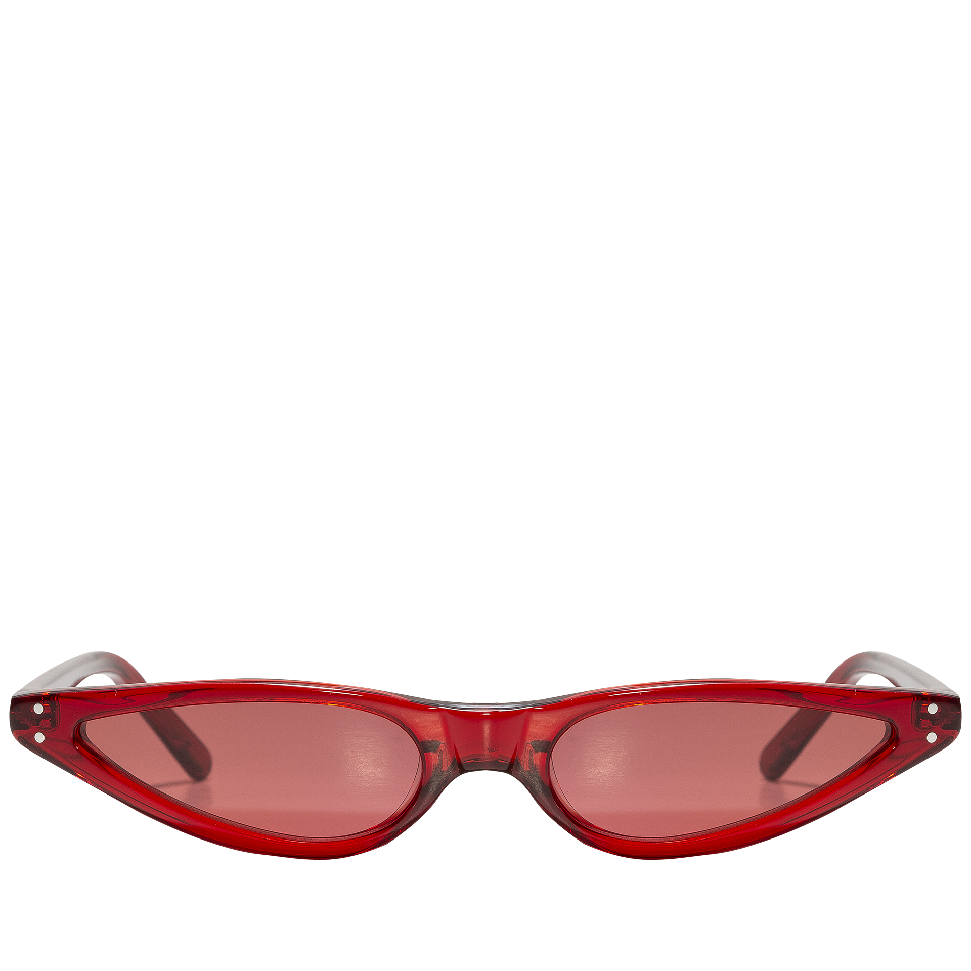 Red cat eye sunglasses deals