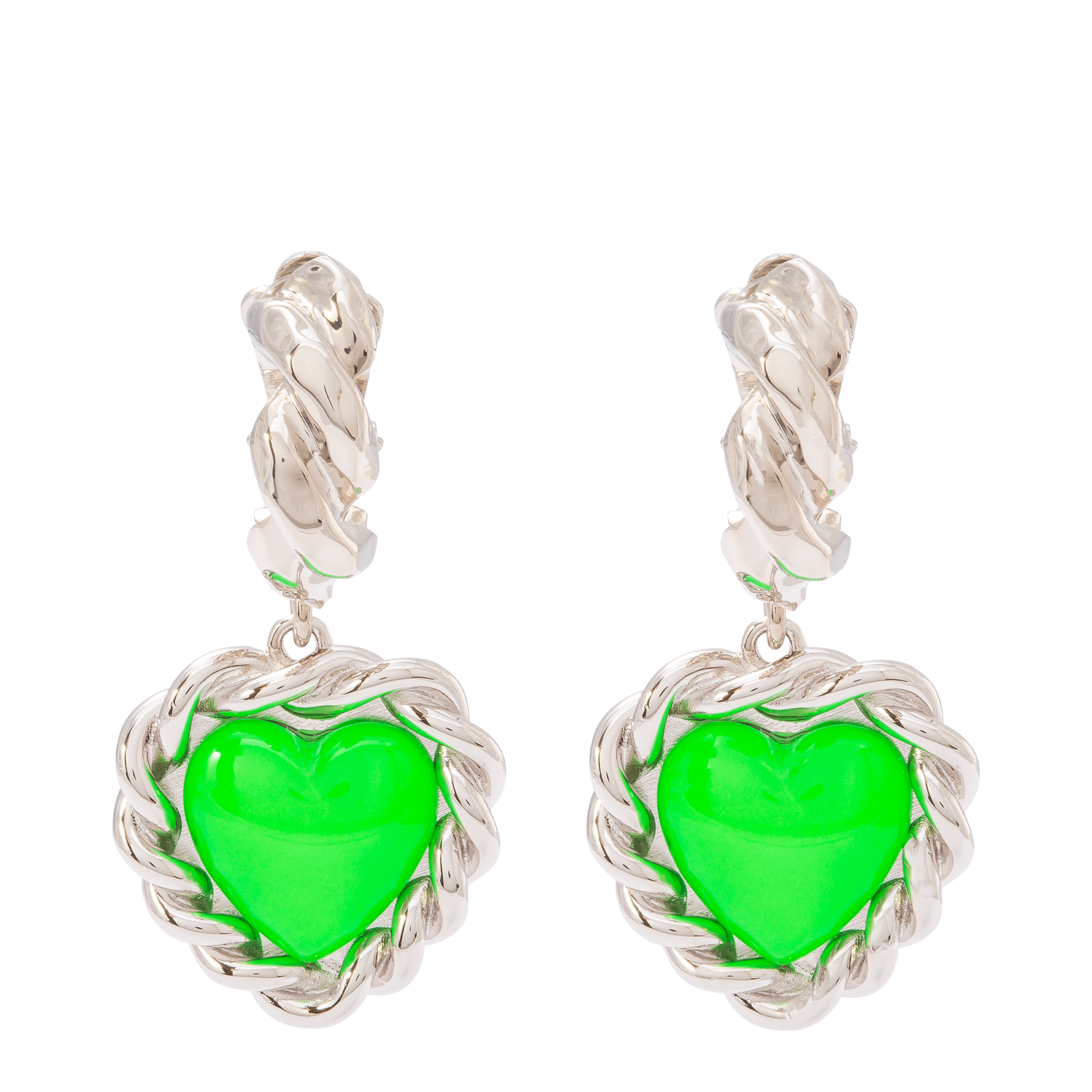 SafSafu Limelight Neon Green Earrings – L'Oeuvre