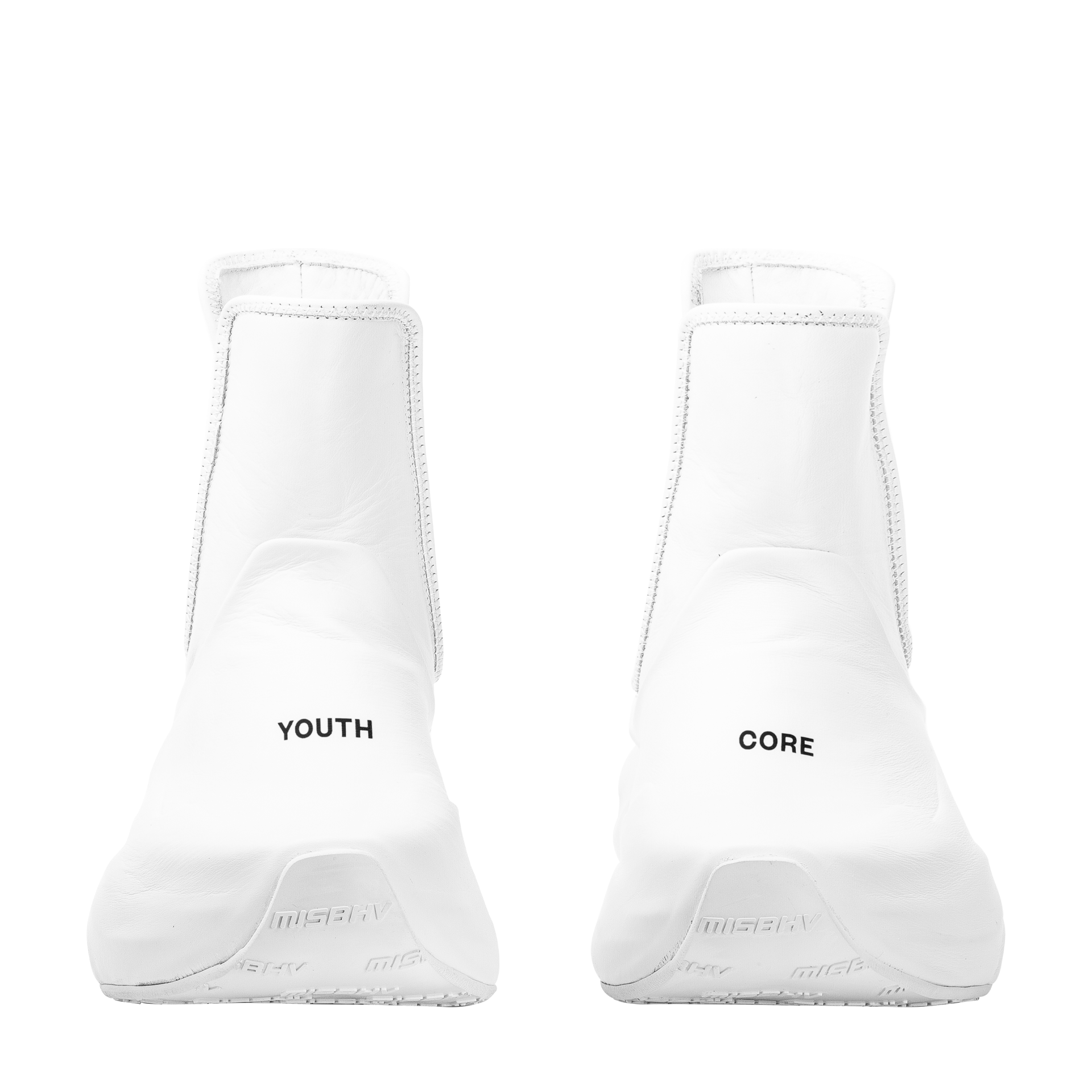 MISBHV Youth Core High Moon Boots in White – L display picture 2