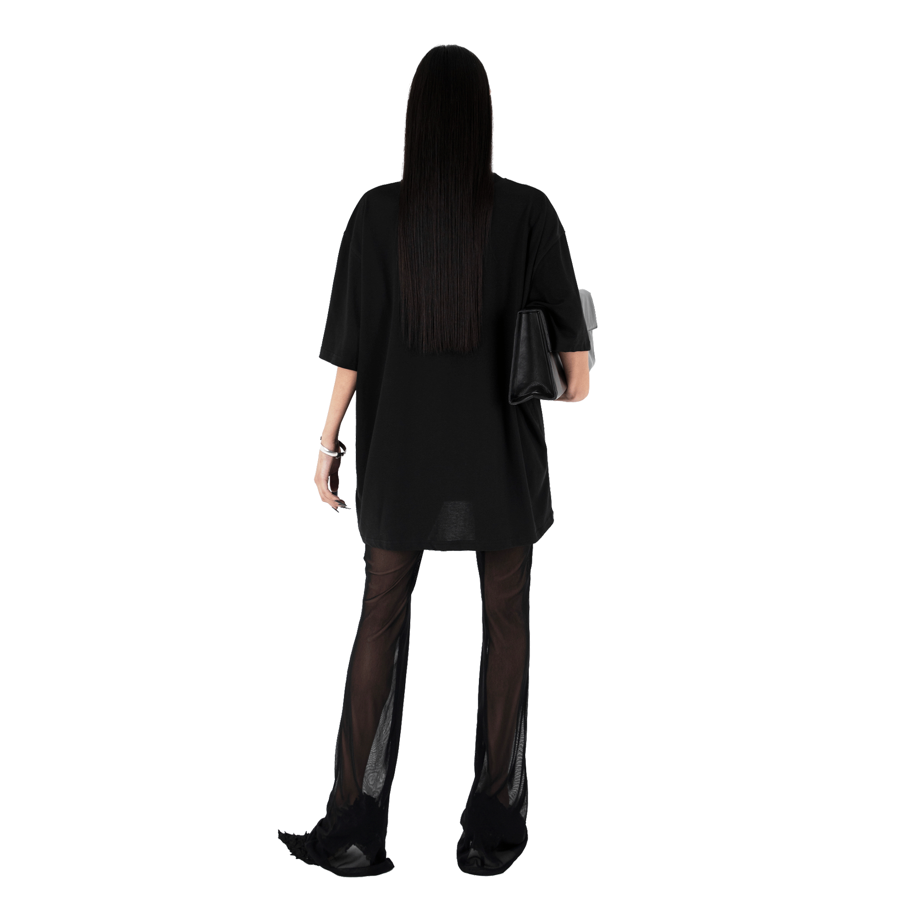 【604SERVICE】GLITTER VAMPIRE OVERSIZED TEE IN BLACK 553144c39036b.png