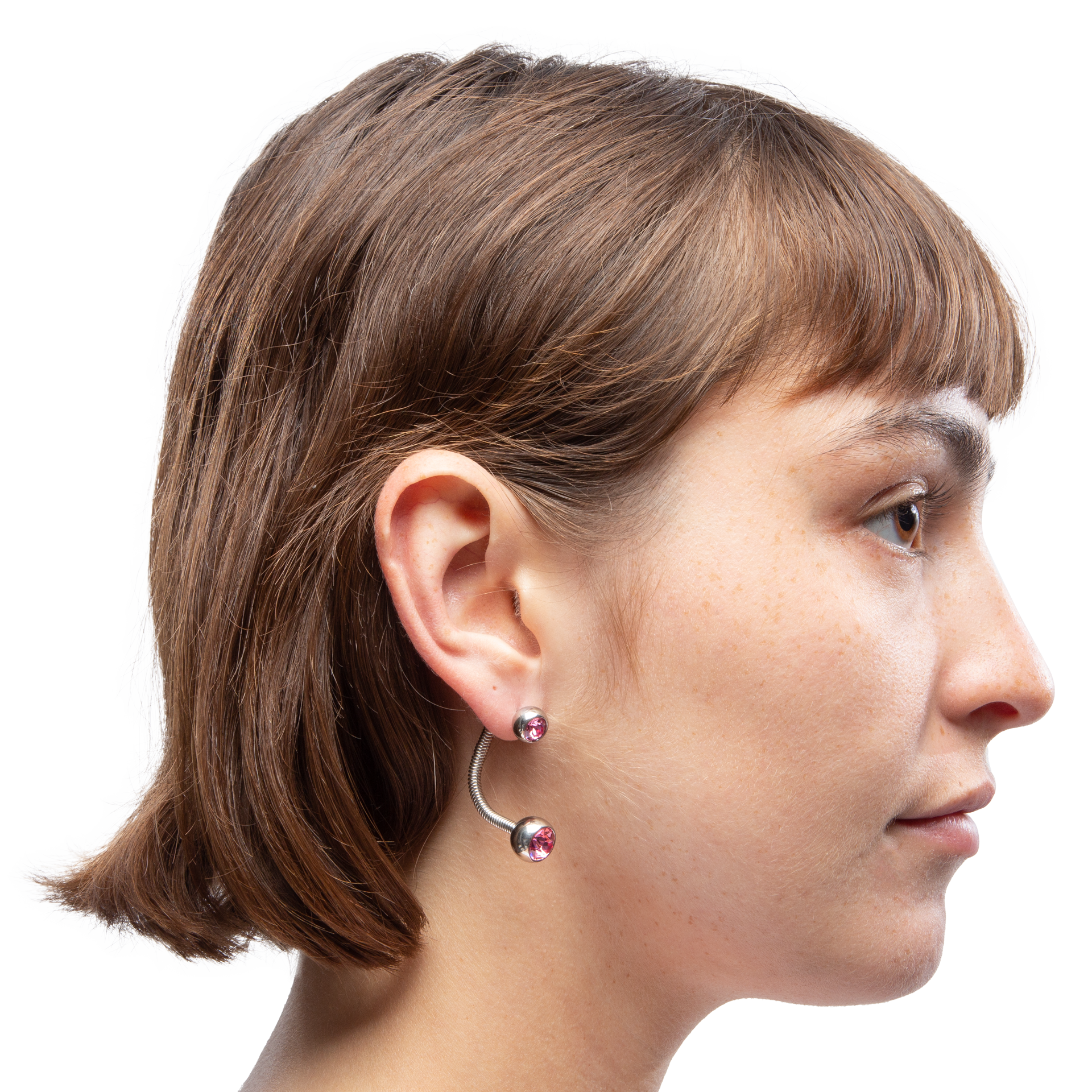 【HYERES LOR】23FW★ Colombe d'Or Silver l Piercing Amazon.com: LRGKMCWTOB Nose Studs L Shaped 925 Sterling