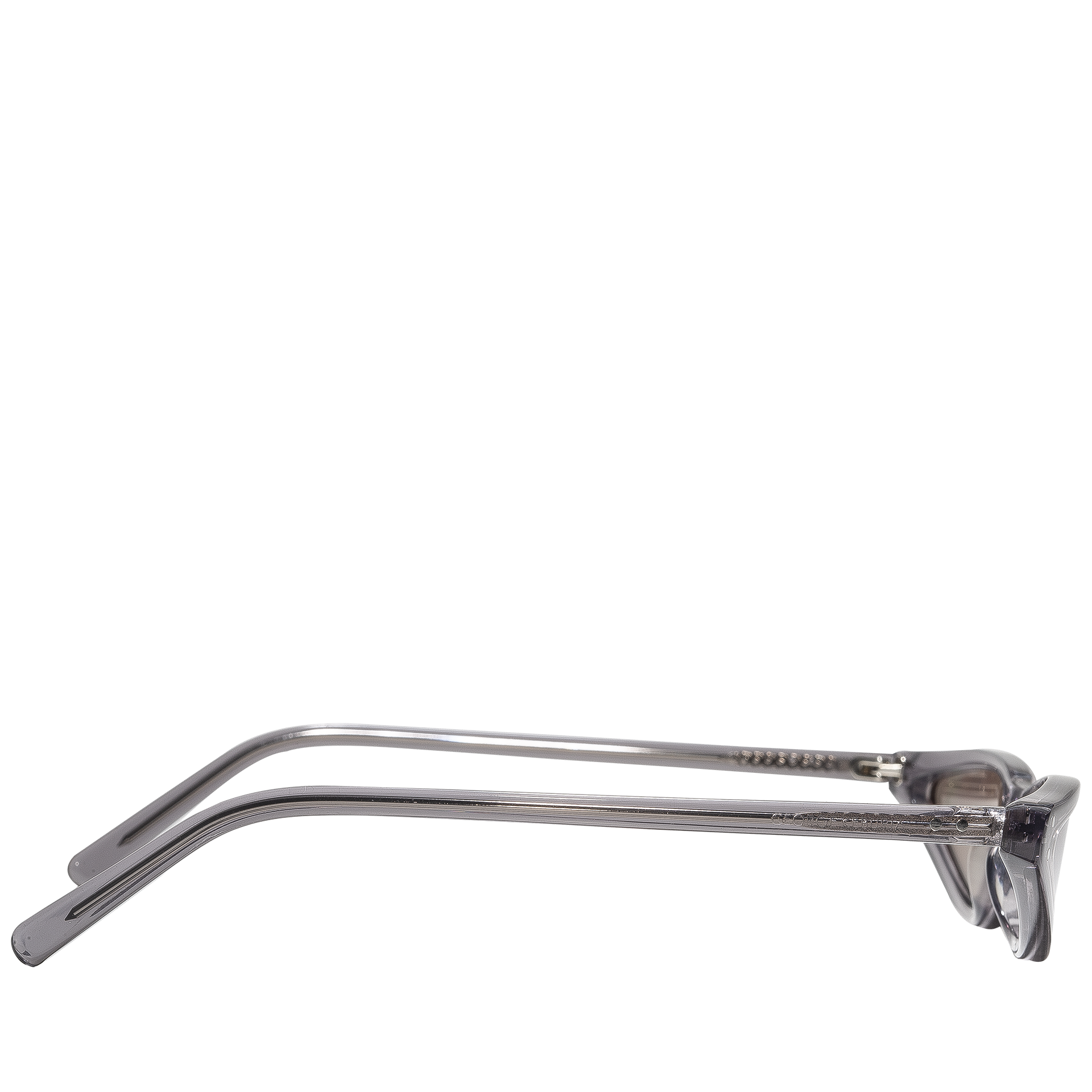 GEORGE KEBURIA Silver Gray Cat-Eye Sunglasses – L display picture 1