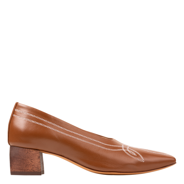 MARI GIUDICELLI Loren Ballerina in Suela Brown – L'Oeuvre MARI GIUDICELLI Loren Ballerina in Suela Brown – L'Oeuvre