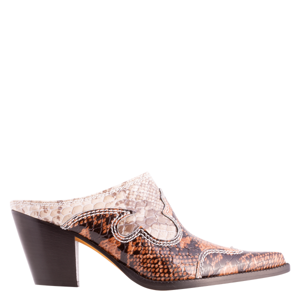 お値下げ❣️未使用　MARYAN NASSIR ZADEHヒョウ柄ミュール36 MARYAM NASSIR ZADEH Romeo Mule in Auburn Snake – L'Oeuvre